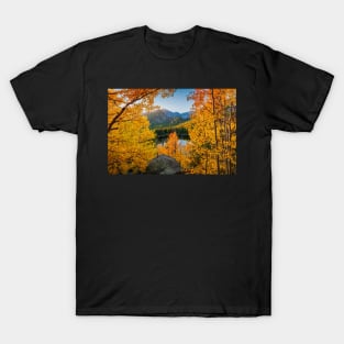 Bear Lake Autumn Sunrise - wide T-Shirt